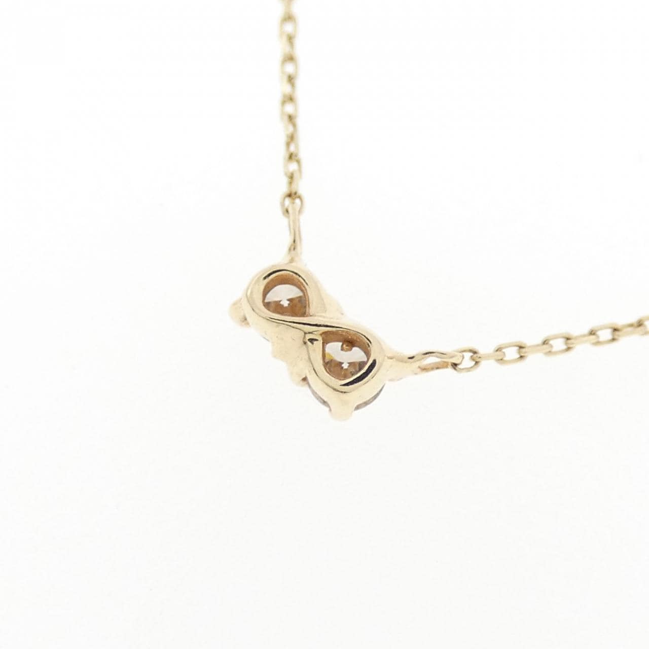 K10YG ダイヤモンド ネックレス 0.06CT