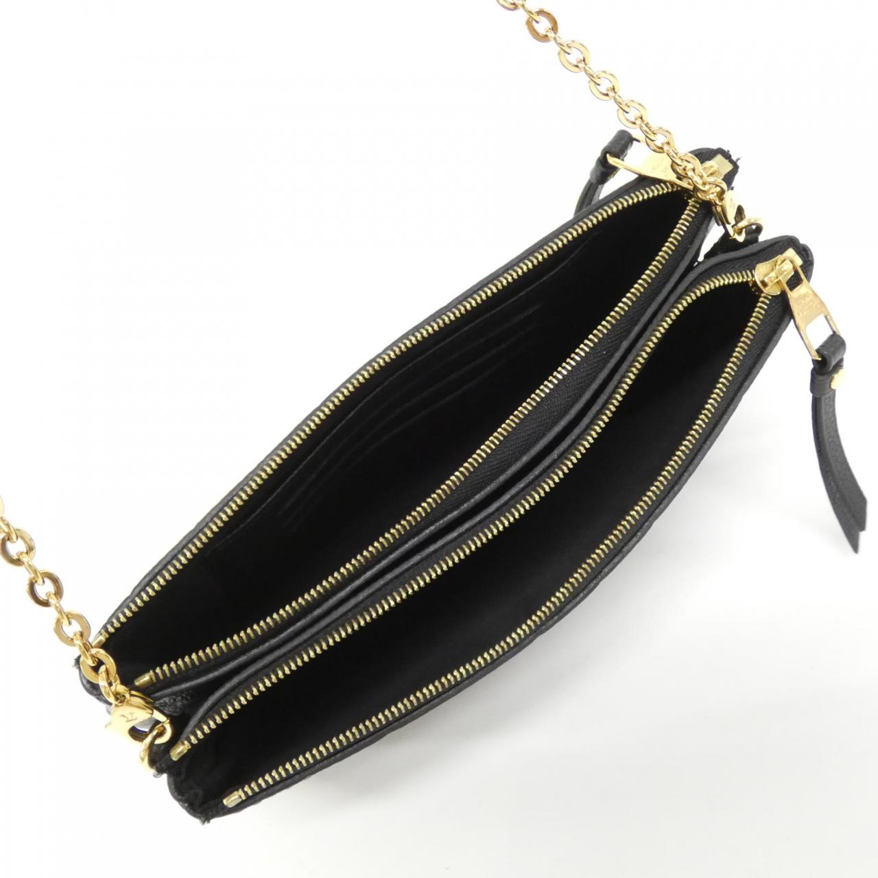 LOUIS VUITTON Monogram Empreinte Pochette 双拉链 M68568 单肩包