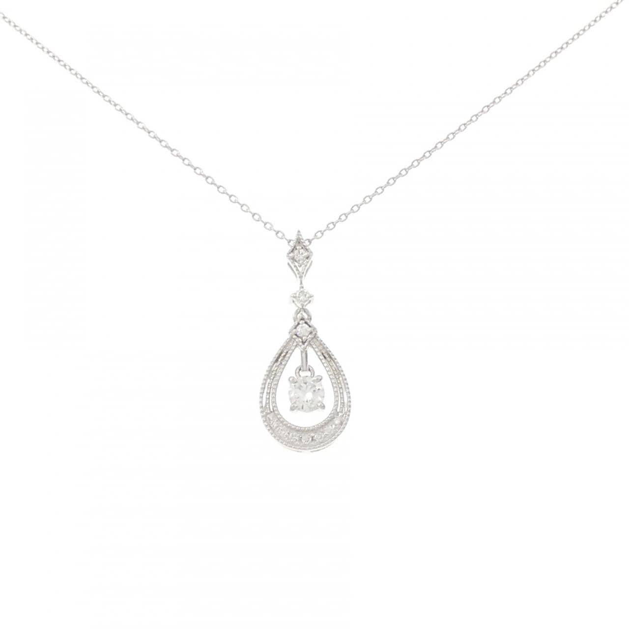 PT900/PT850 ダイヤモンド ネックレス 0.21CT