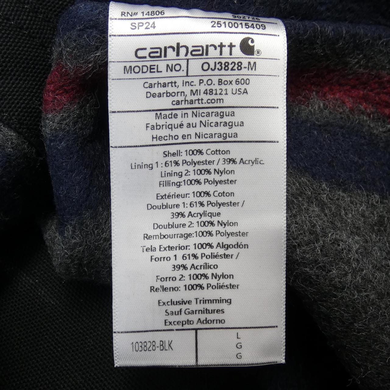 カーハート CARHARTT ブルゾン