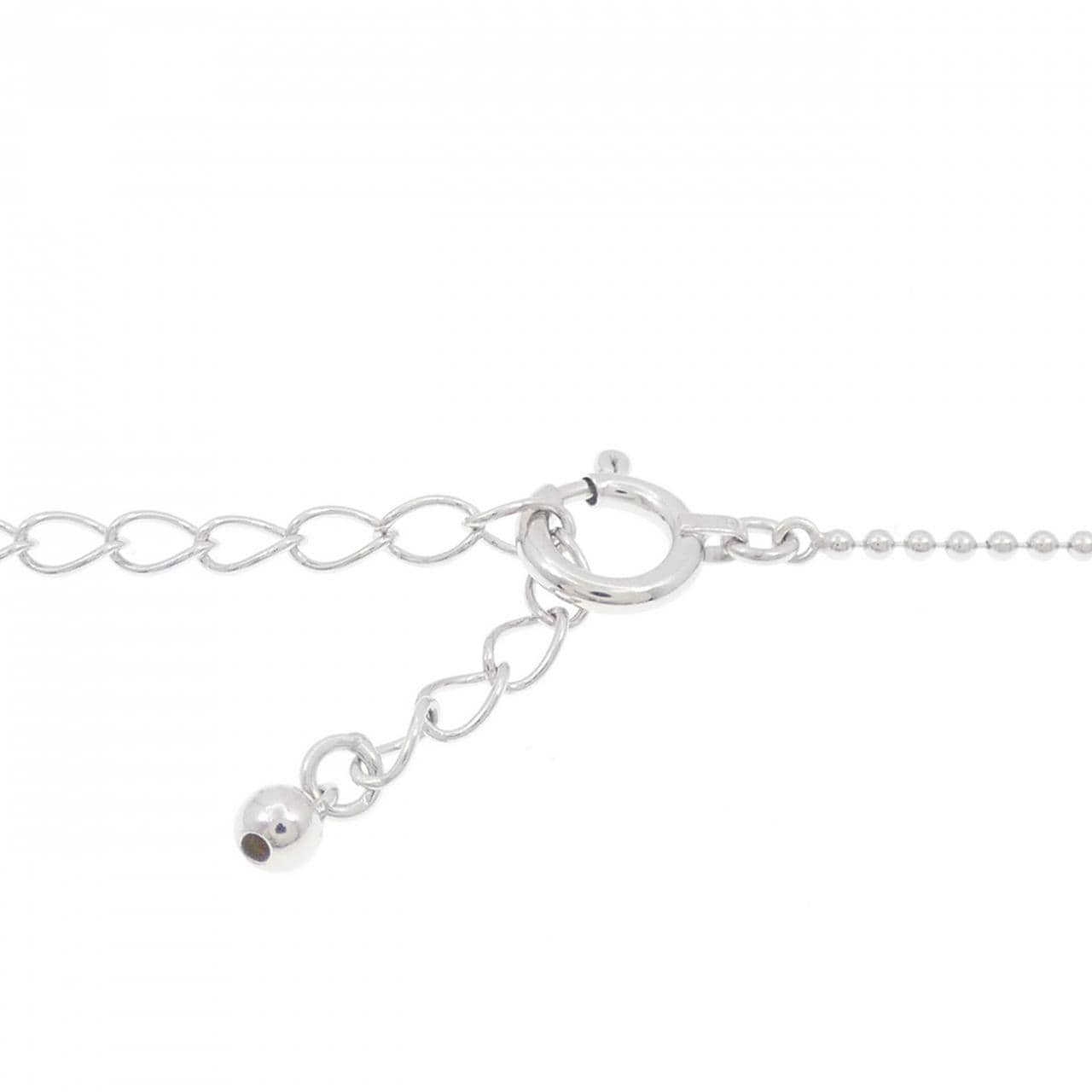 K18WG ダイヤモンド ネックレス 0.21CT