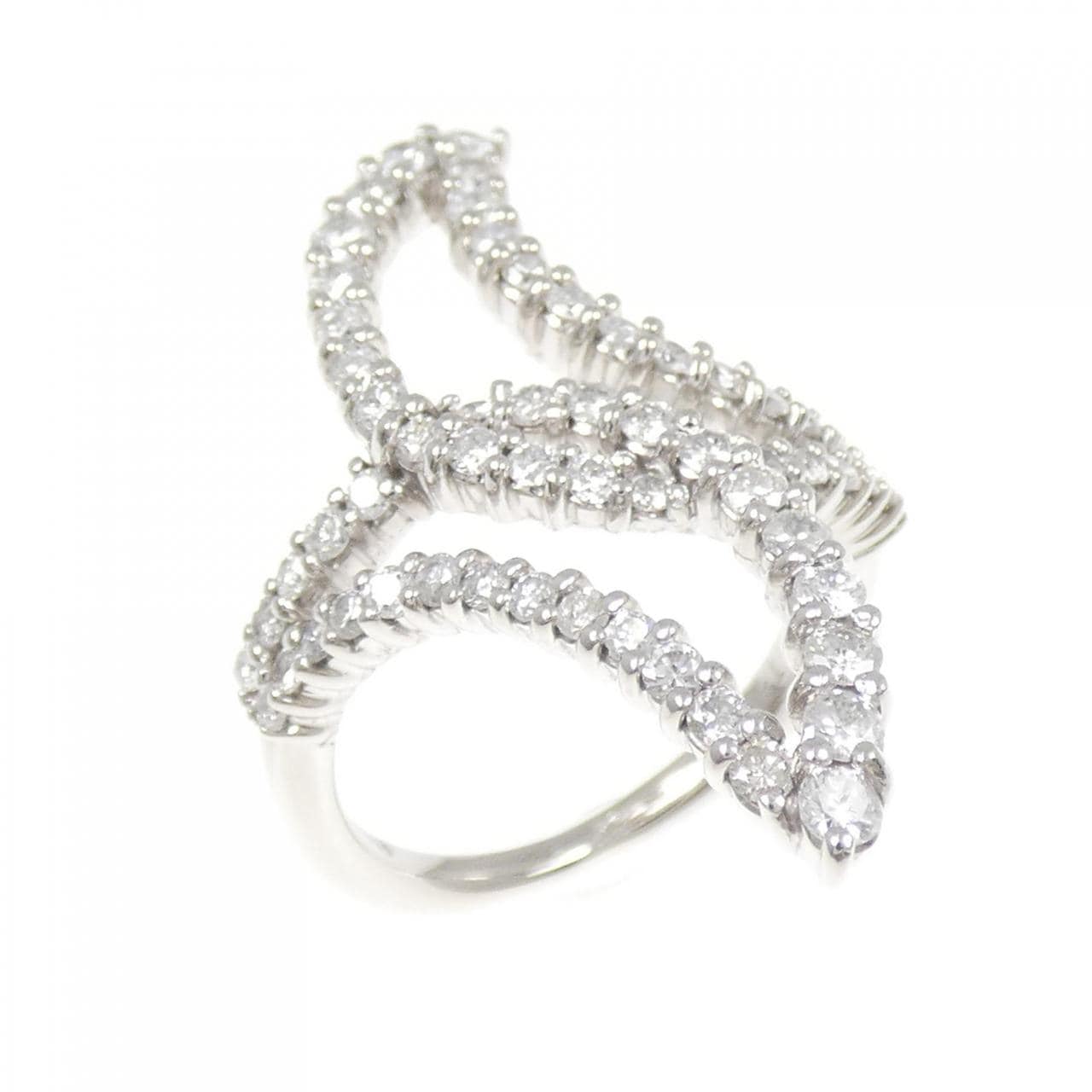 PT900 ダイヤモンド リング 1.11CT