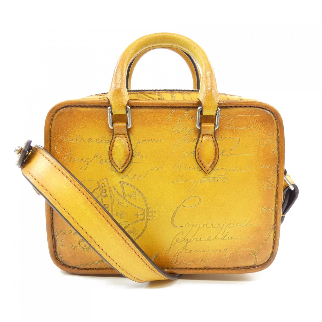 ベルルッティ Berluti アンジュールナノスクリットスワイプレザーポーチ BAG