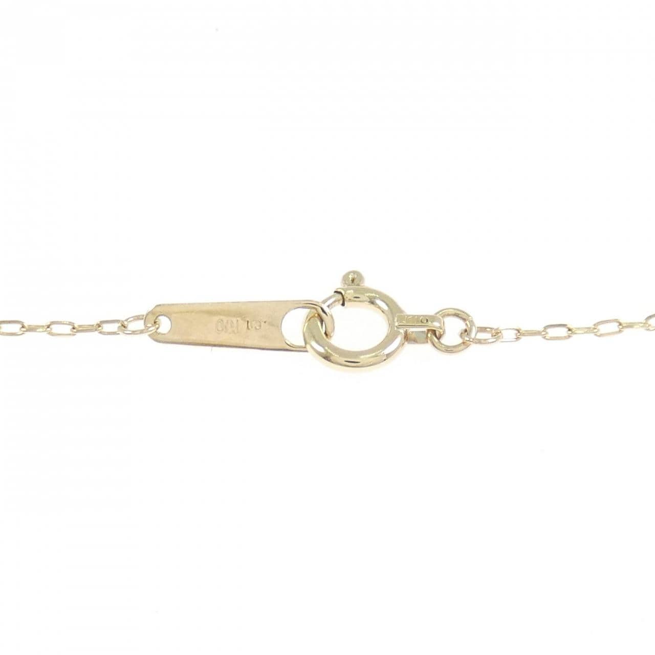 アガット ダイヤモンド ネックレス 0.01CT