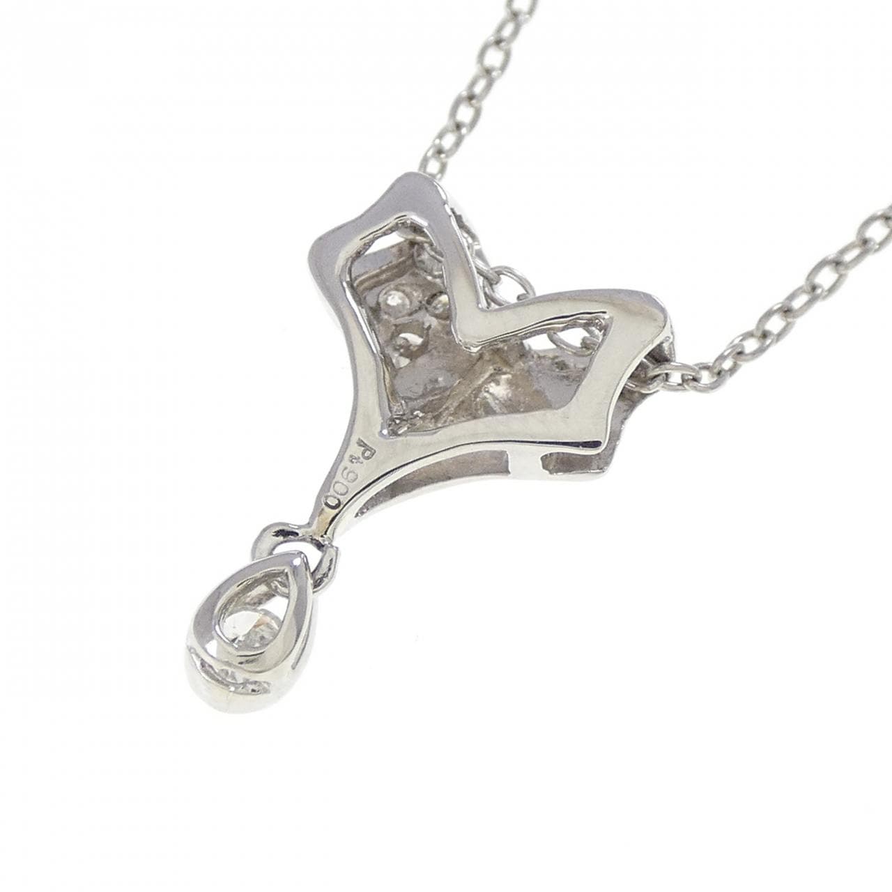 PT900/PT850 Diamond Necklace 0.07CT