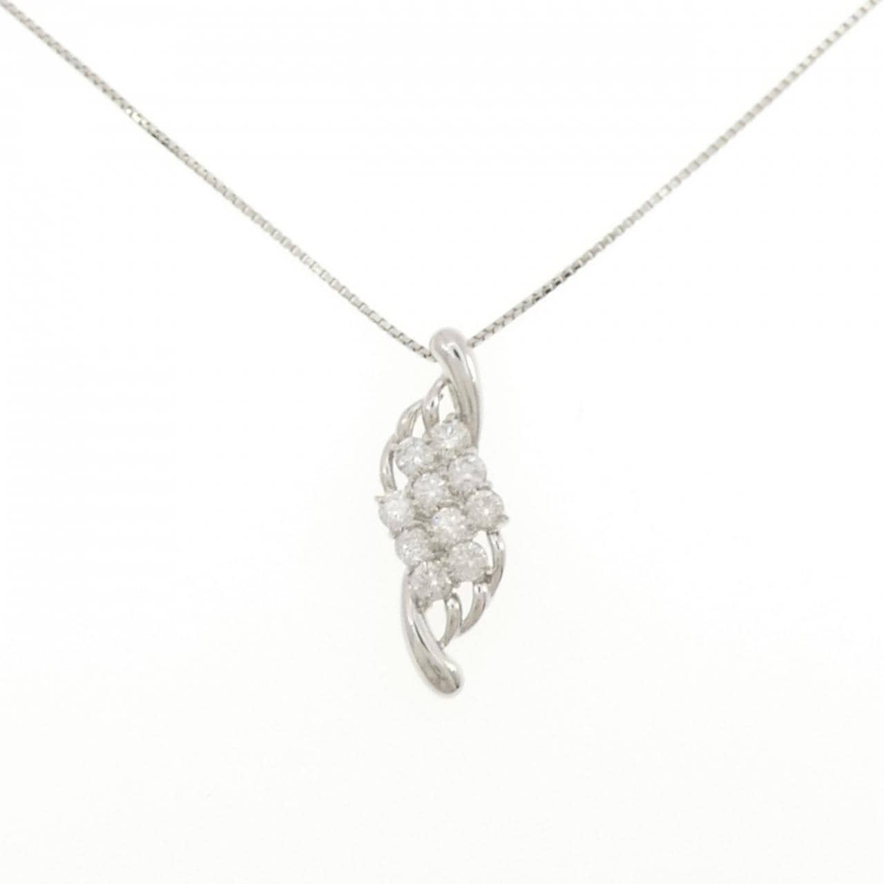 PT900/PT850 ダイヤモンド ネックレス 1.00CT