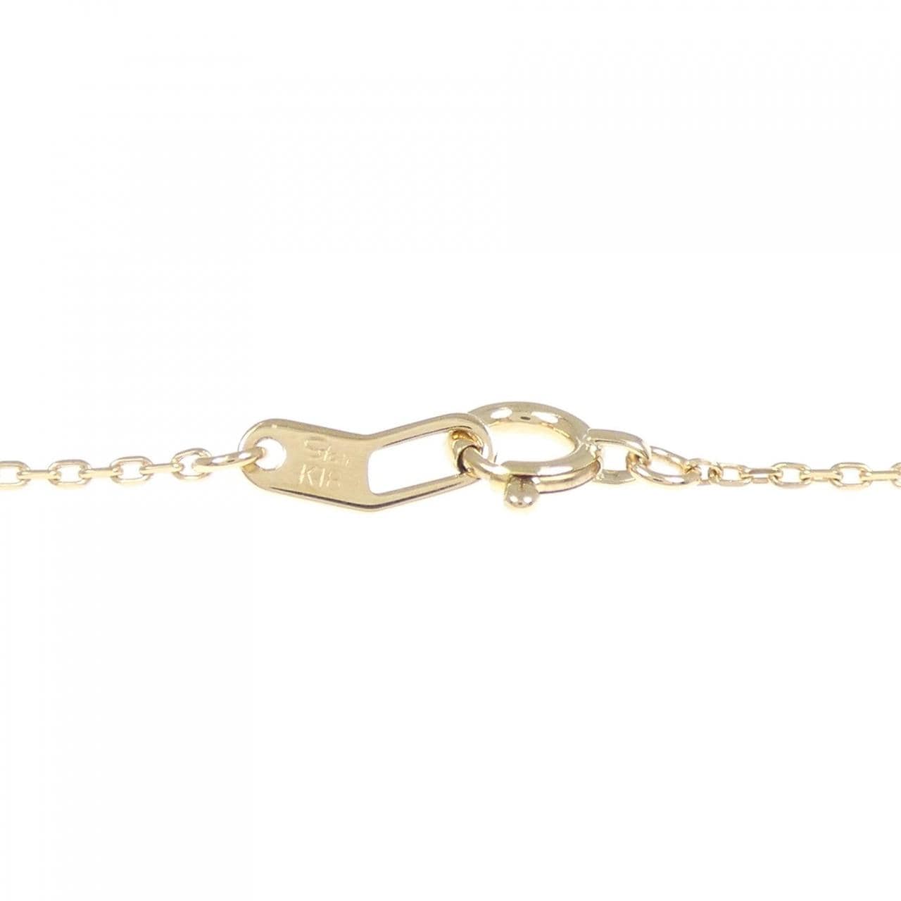スタージュエリー クロス ダイヤモンド ネックレス 0.10CT
