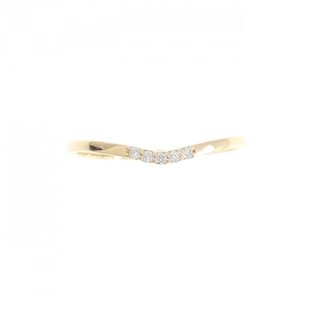 K18YG ダイヤモンド リング 0.03CT