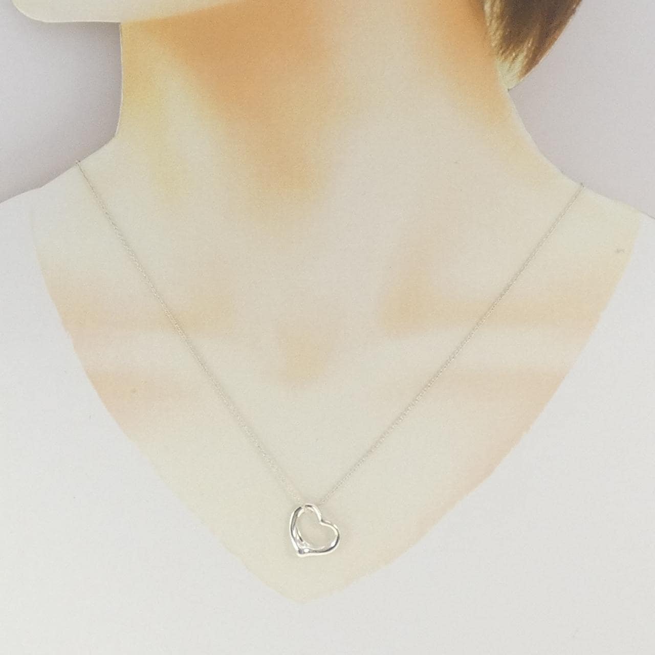 ティファニー オープンハート ネックレス