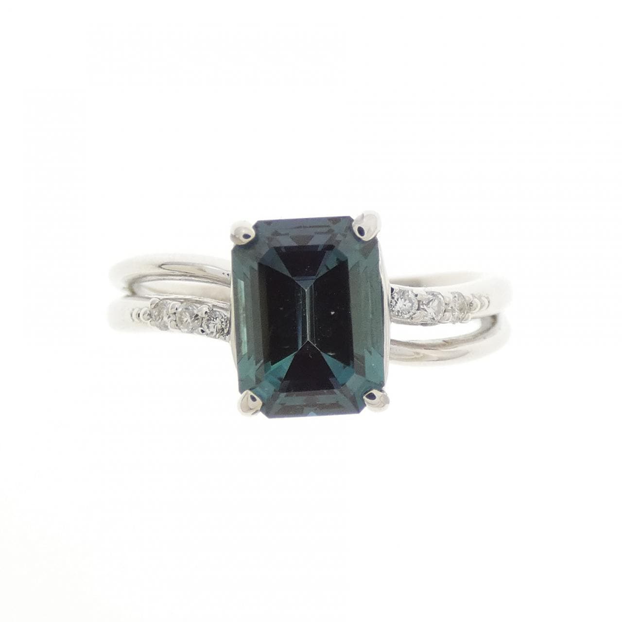 クレサンベール 合成アレキサンドライト リング 1.48CT