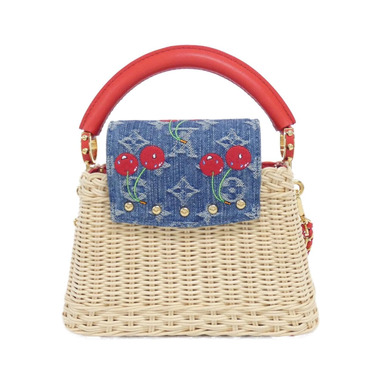 ルイヴィトン モノグラム デニム(LV X TM) カプシーヌ MINI M14295 バッグ