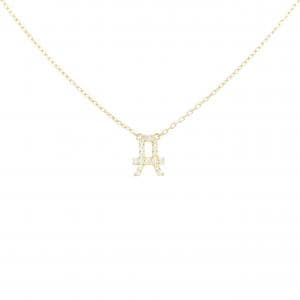 アーカー イニシャル ネックレス 0.07CT