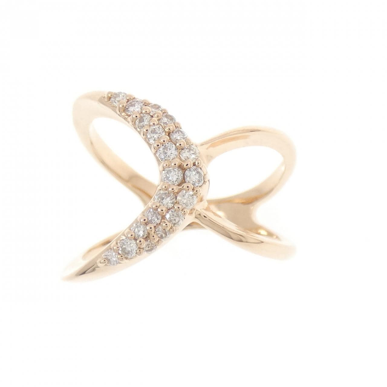 K18PG ダイヤモンド リング 0.18CT