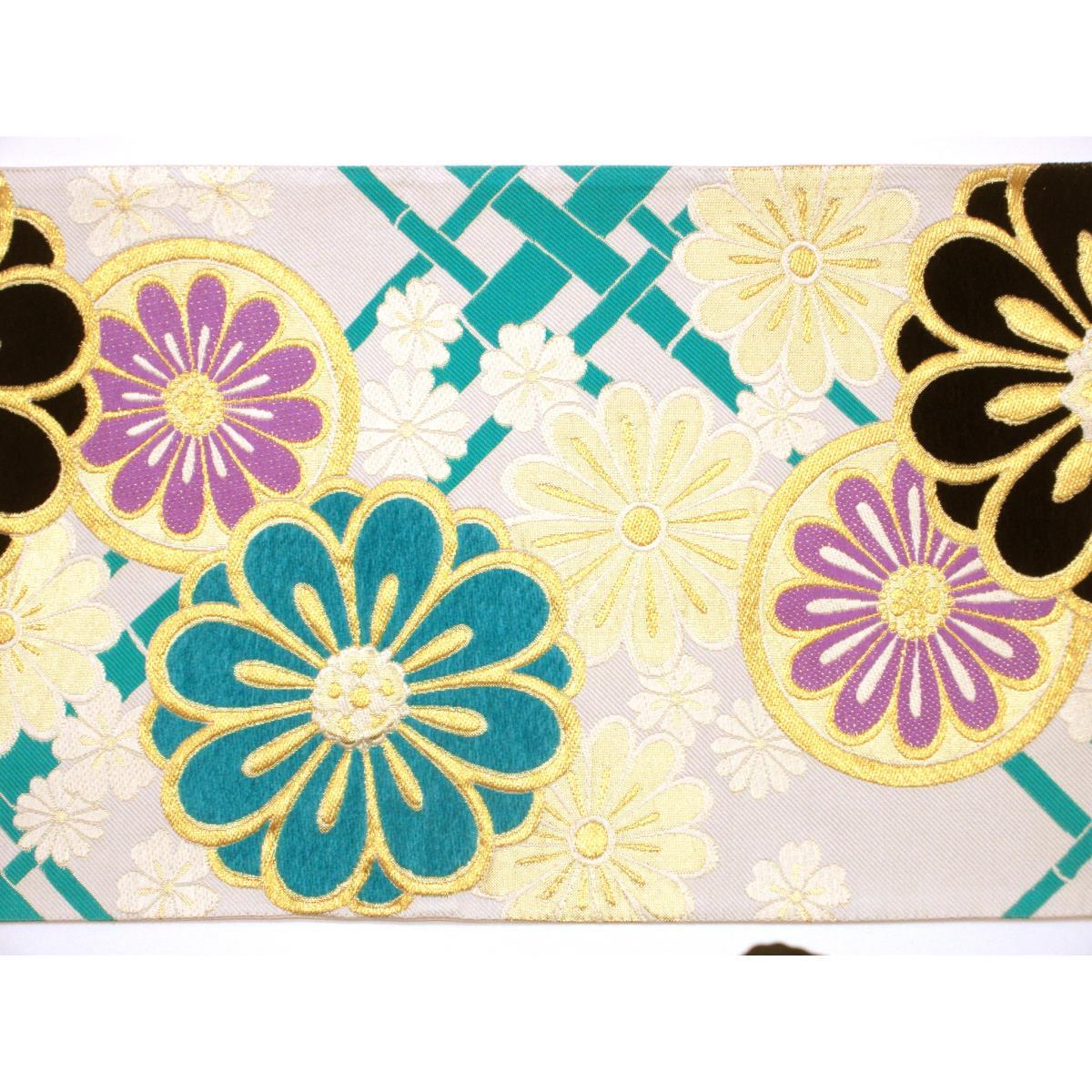袋帯　モール入り　芯なし仕立