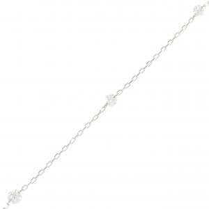 K18WG ダイヤモンド ブレスレット 0.50CT