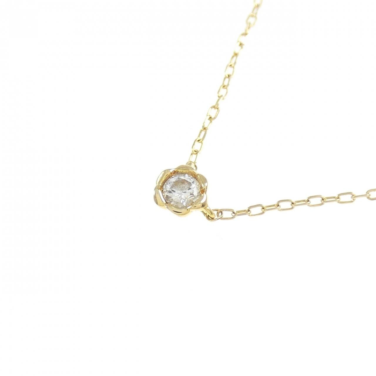 K18YG ダイヤモンド ネックレス 0.06CT