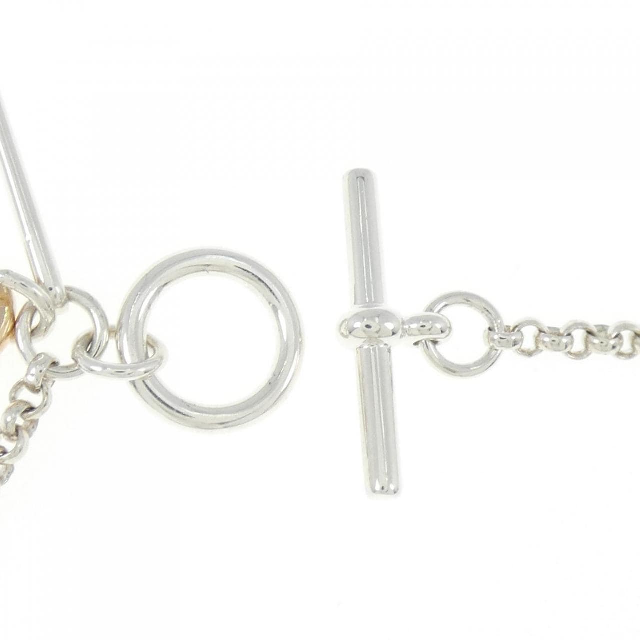 HERMES exlibris necklace