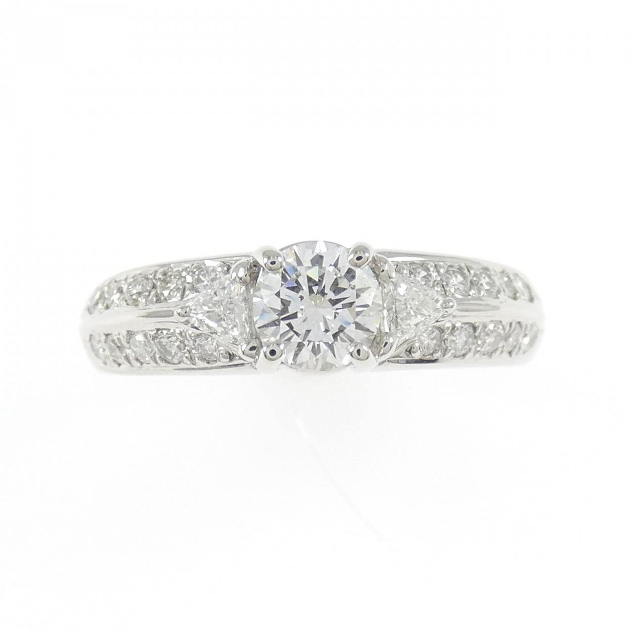 PT900 ダイヤモンド リング 0.524CT F SI2 VG