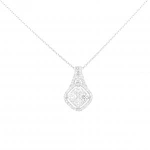 K18WG Diamond necklace