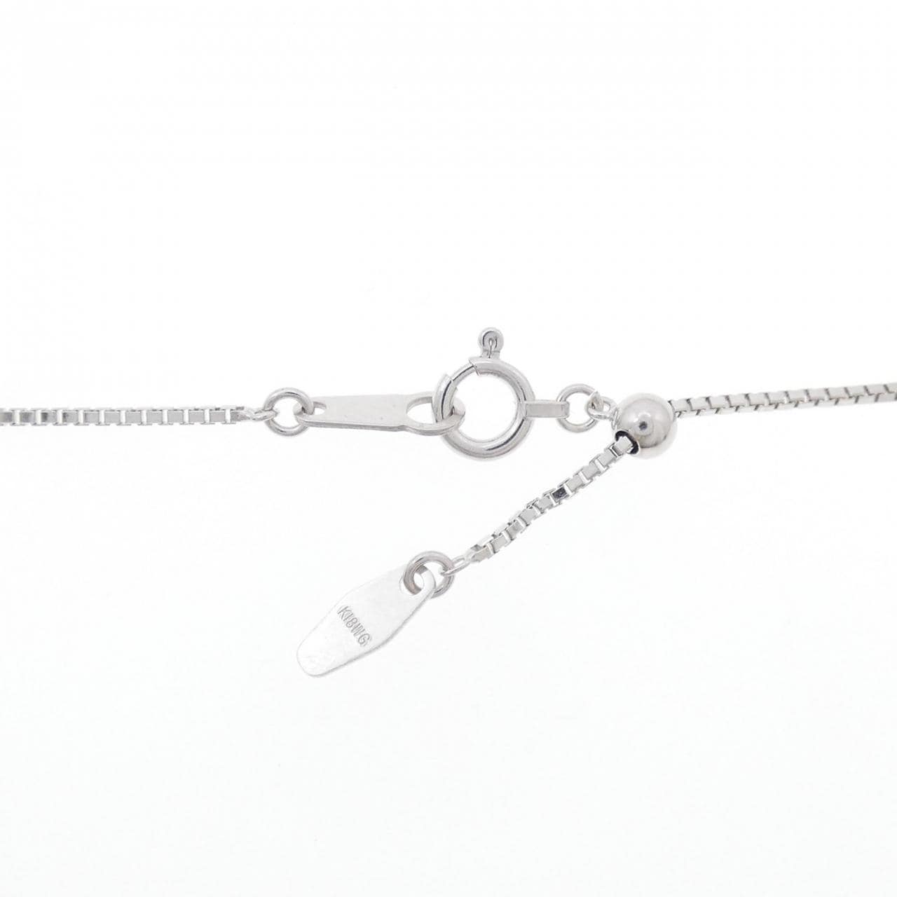 K18WG ダイヤモンド ネックレス 1.00CT