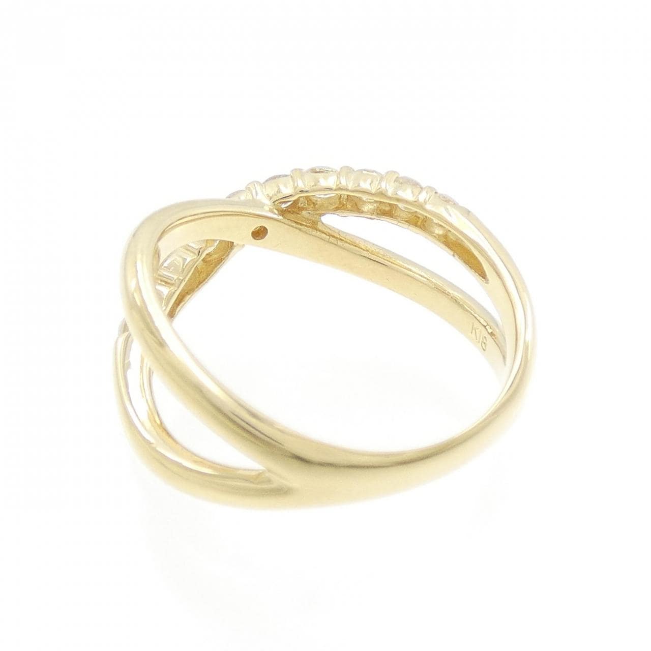 K18YG ダイヤモンド リング 0.50CT