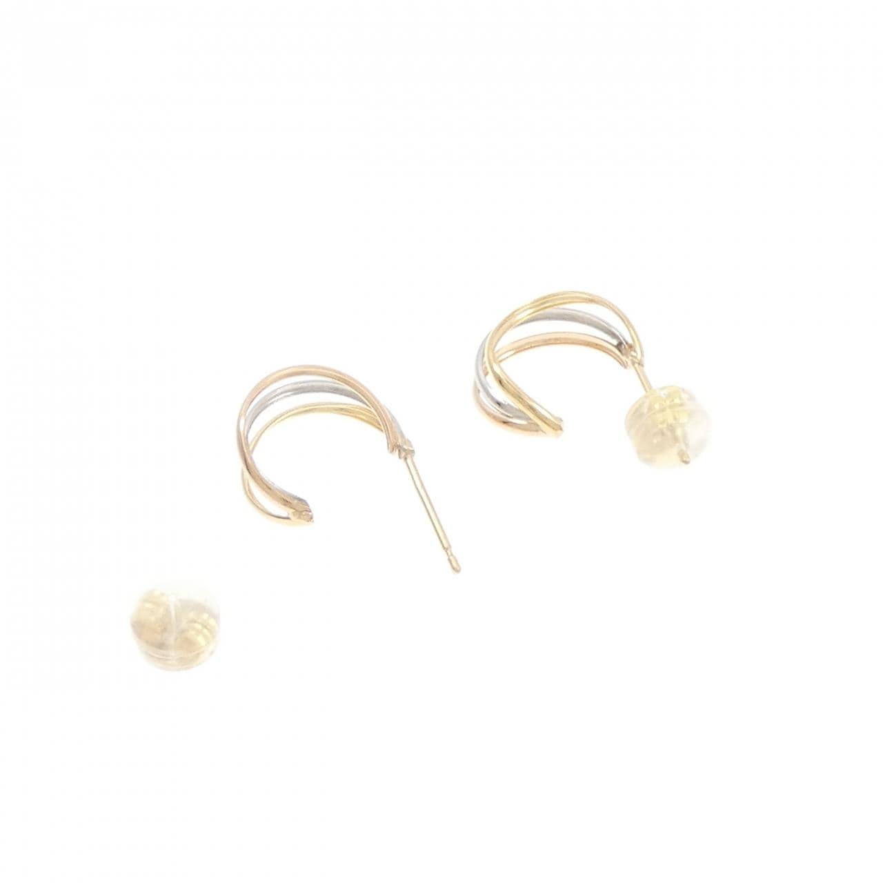 【新品】K18YG/PT900/K18PG ピアス