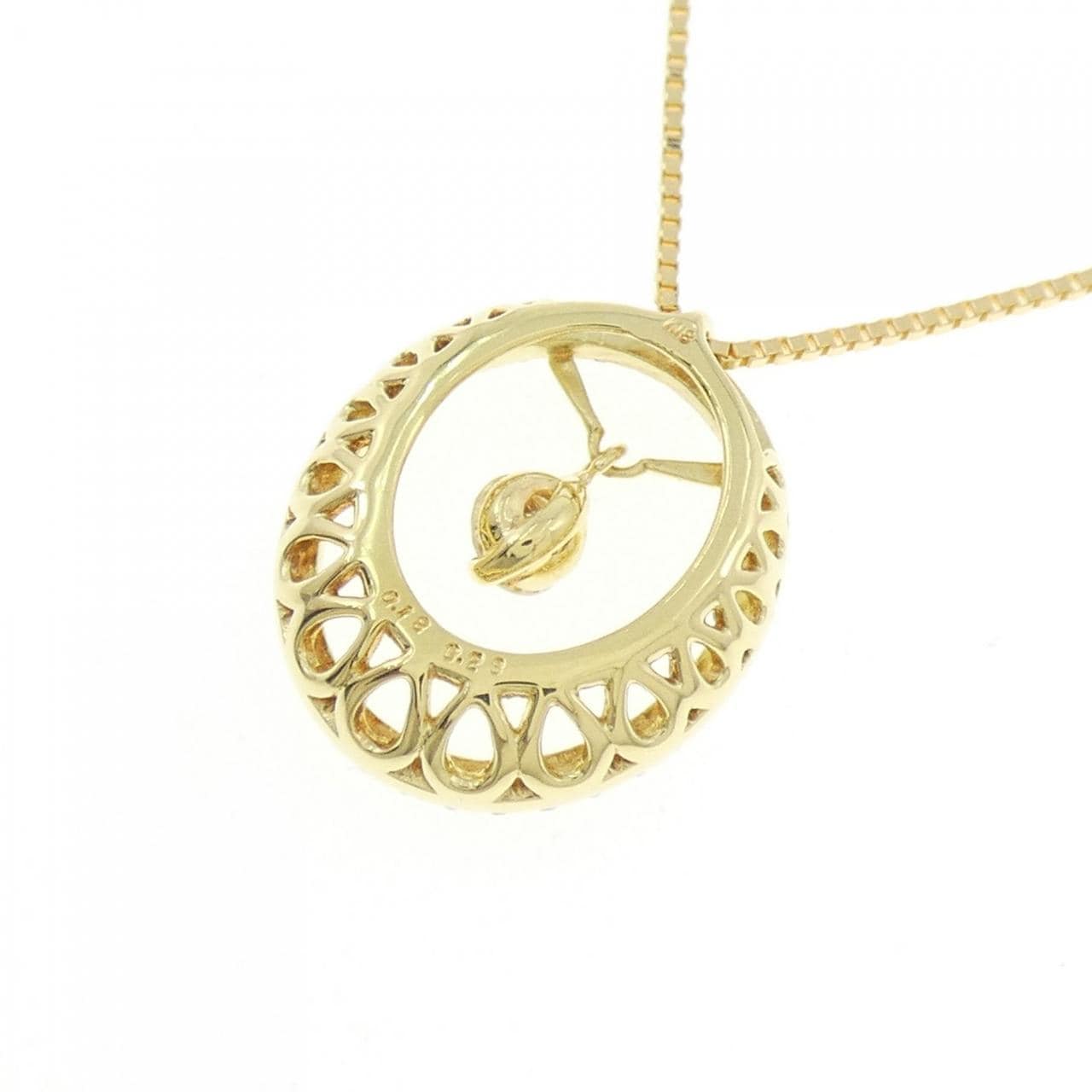 K18YG ダイヤモンド ネックレス 0.18CT