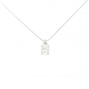 PT850 ダイヤモンド ネックレス 1.168CT J SI1 オーバルカット