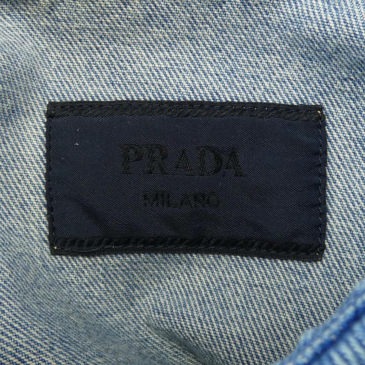 プラダ PRADA トライアングルロゴ GEC067 S212 1ZAB S／Sシャツ