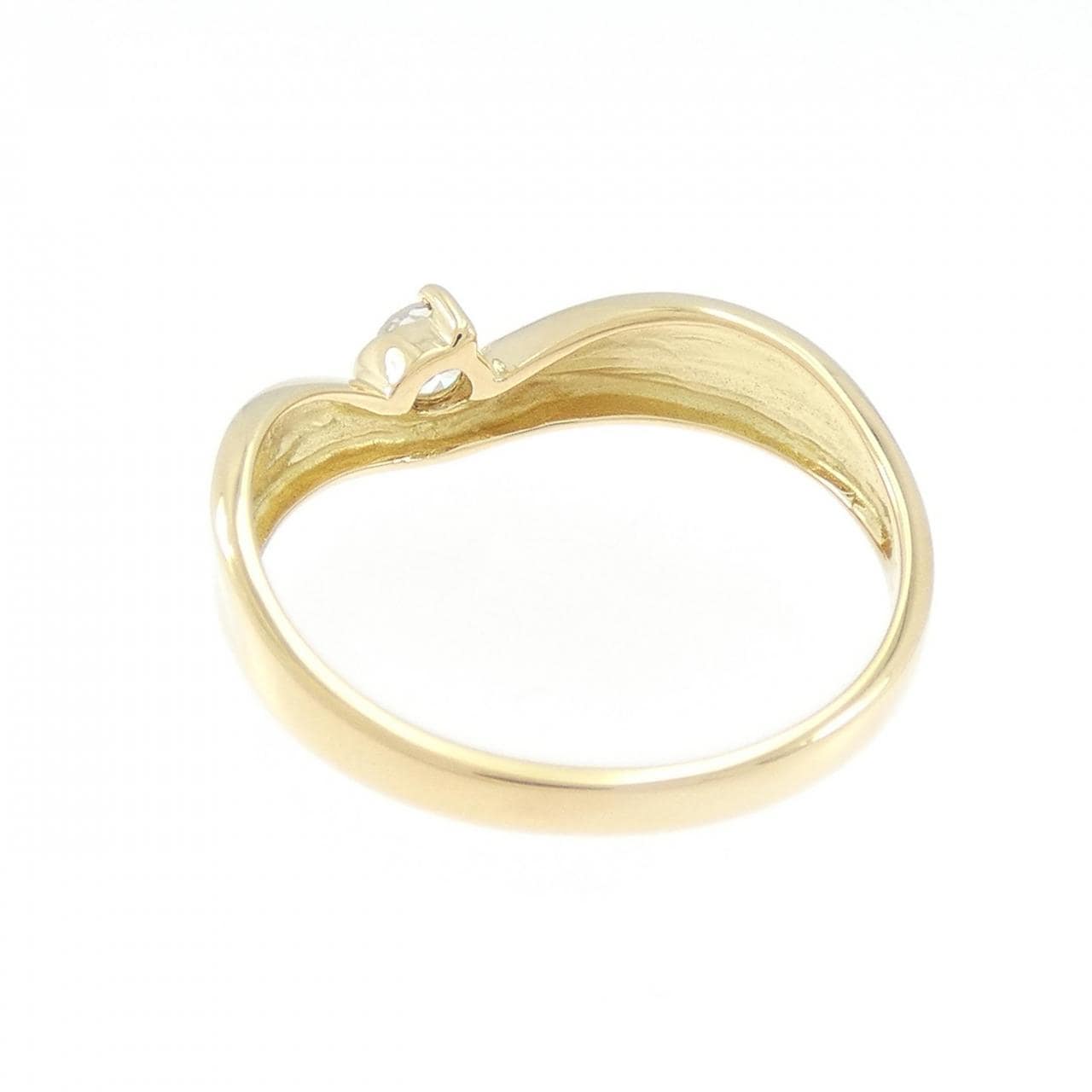 K18YG ダイヤモンド リング 0.12CT