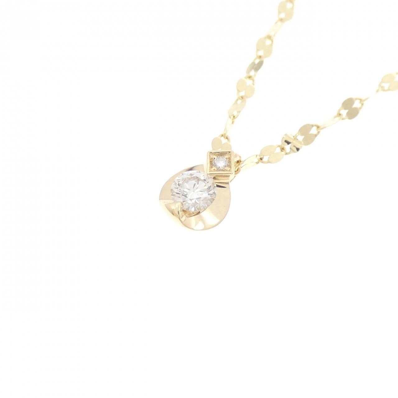 K18YG ダイヤモンド ネックレス 0.10CT