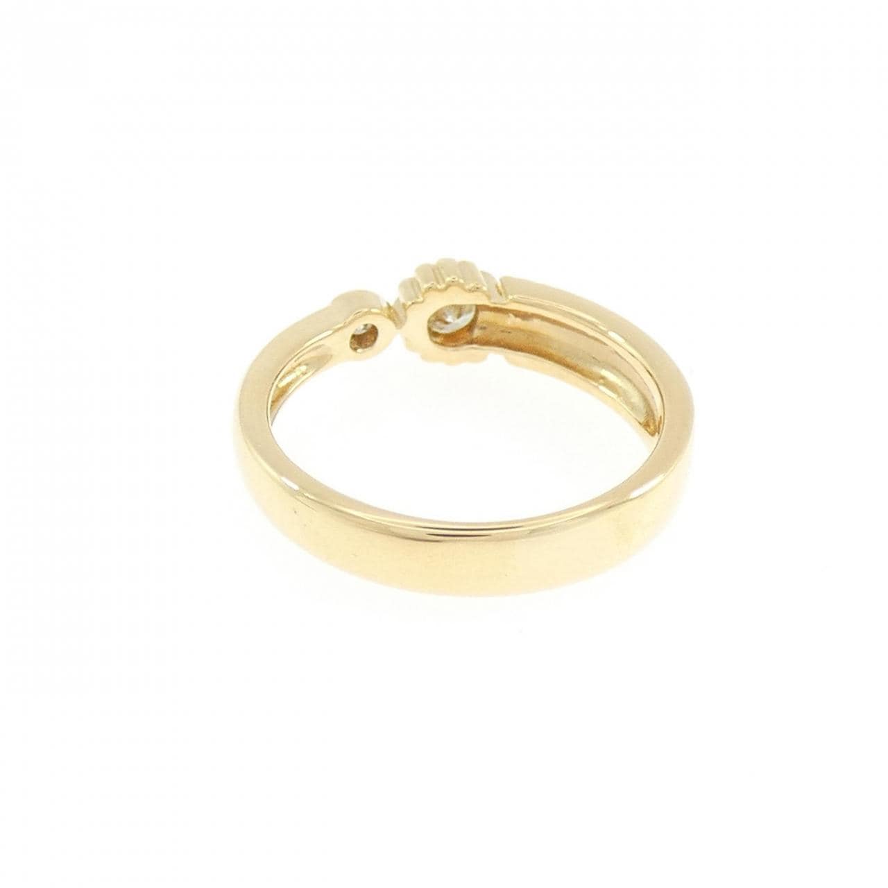 K18YG ダイヤモンド ピンキーリング 0.15CT