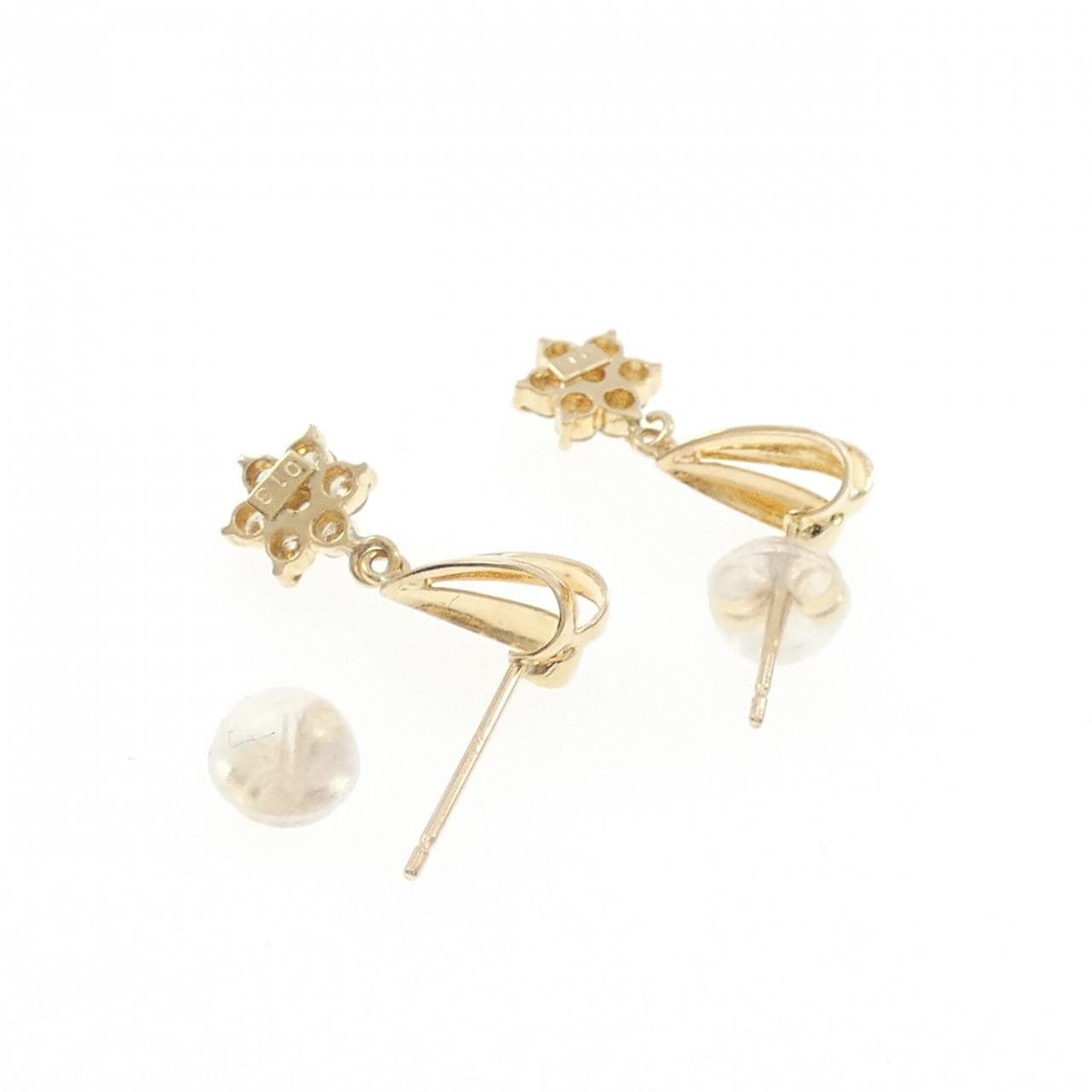 K18YG ダイヤモンド ピアス 0.26CT