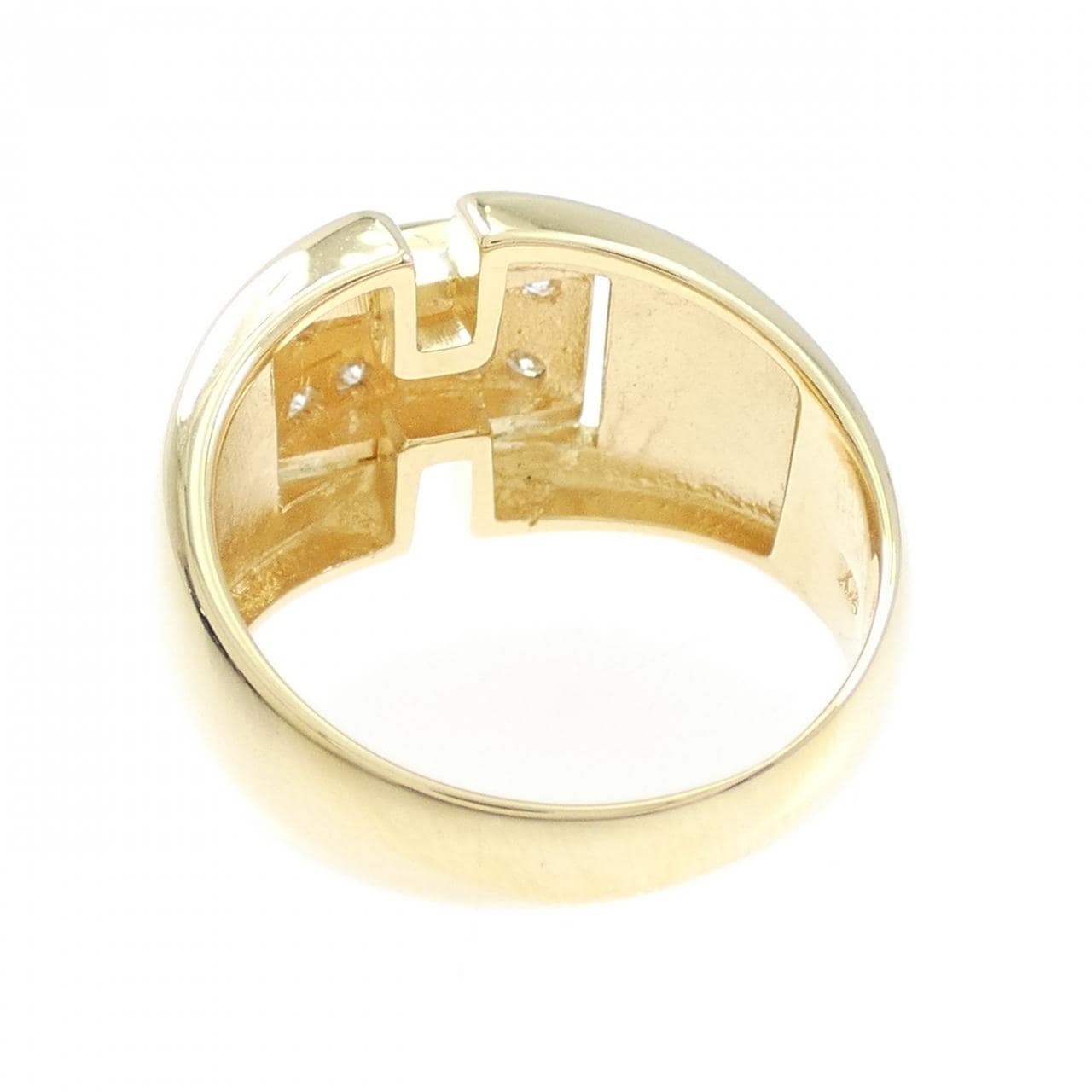 K18YG ダイヤモンド リング 0.20CT