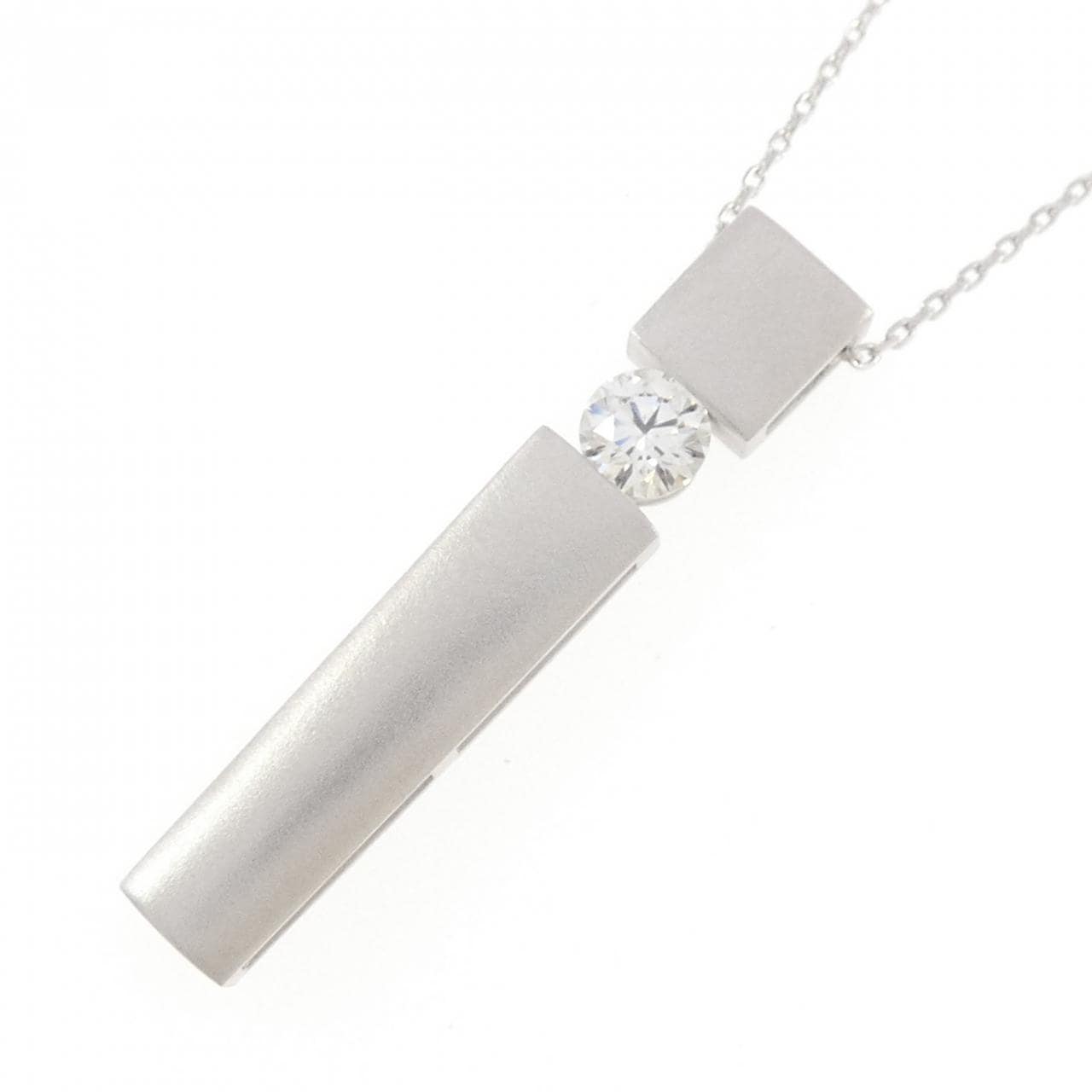 K18WG ダイヤモンド ネックレス 0.250CT