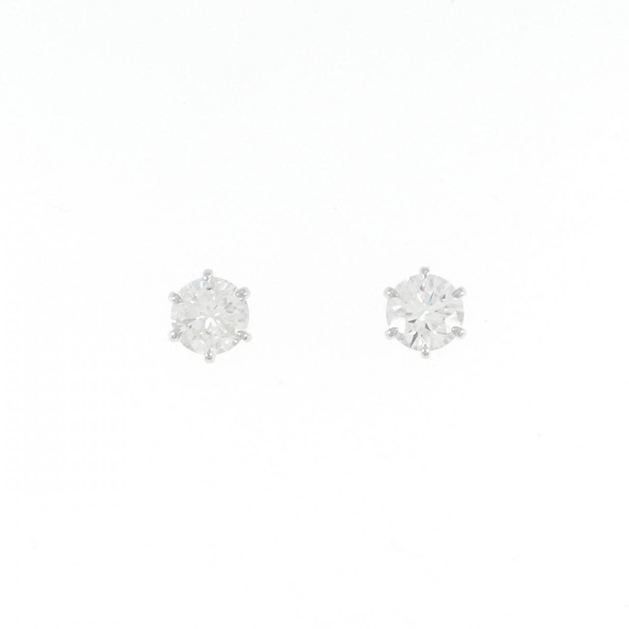 【リメイク】PT/ST ダイヤモンド ピアス 0.522CT 0.544CT G I1 VG-GOOD