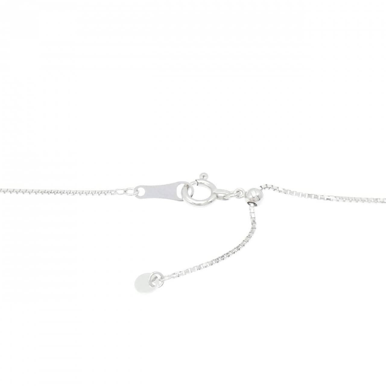 K18WG ダイヤモンド ネックレス 0.35CT