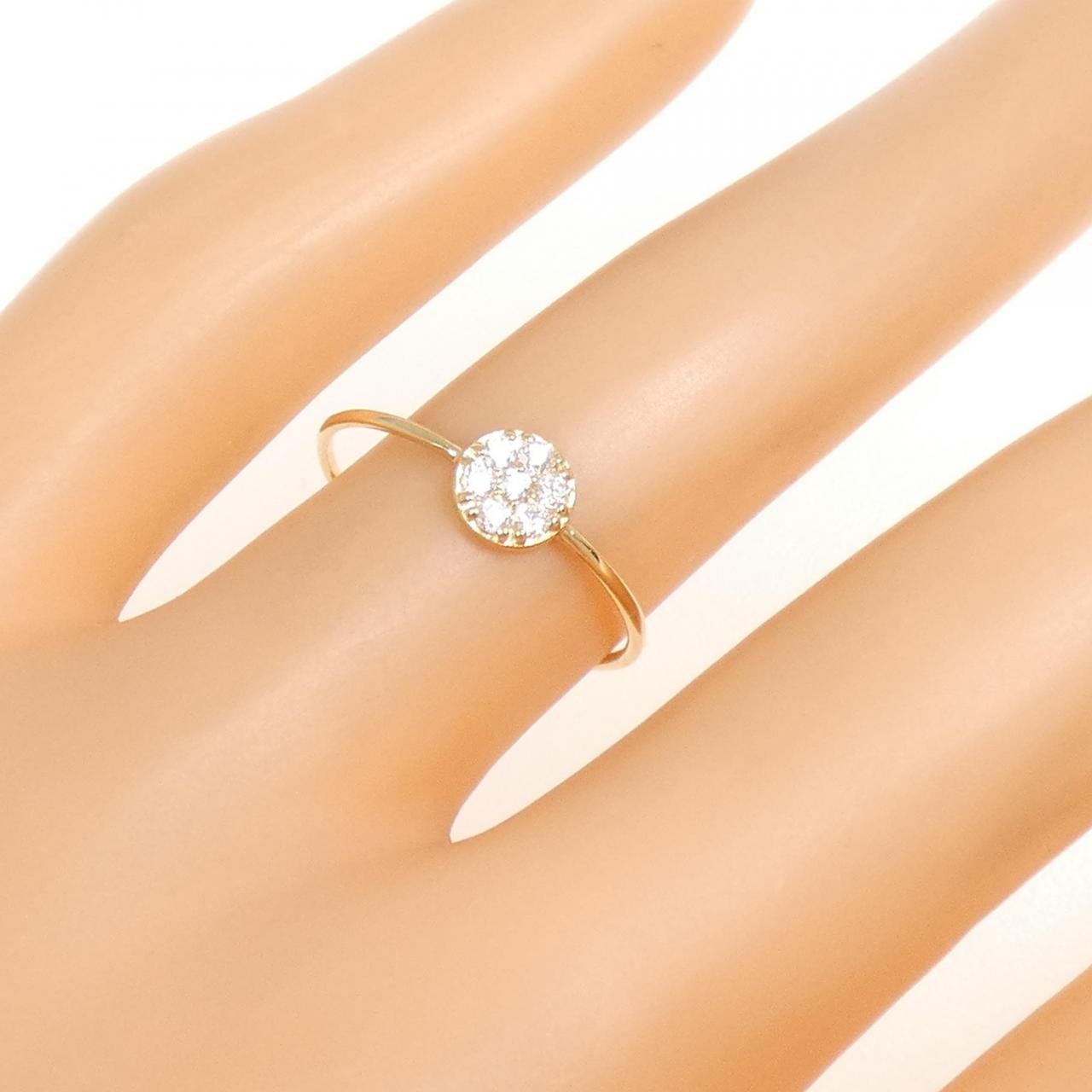 [再加工款] K18YG鑽石0.10CT