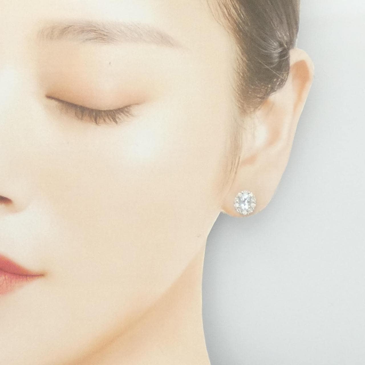 PT900 アクアマリン ピアス 0.83CT