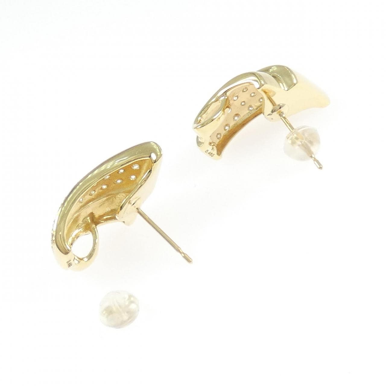 K18YG ダイヤモンド ピアス 0.93CT