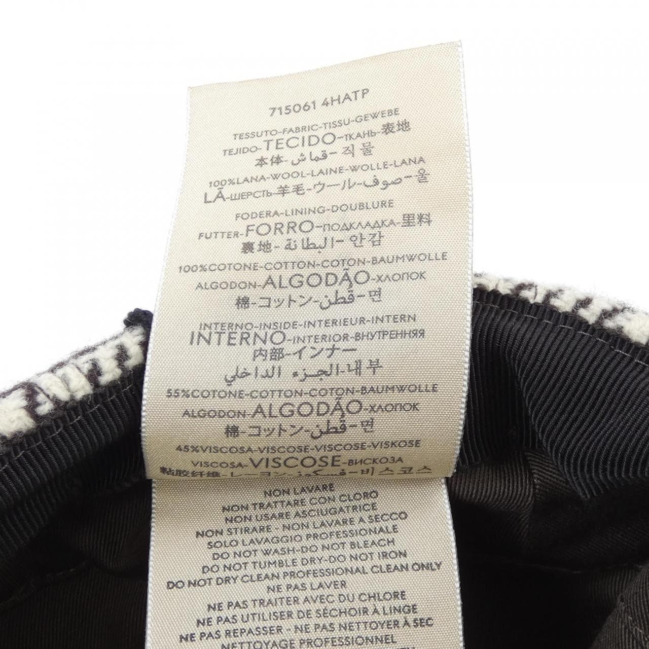 グッチ GUCCI 715061 4HATP キャップ