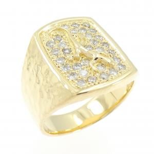 K18YG ダイヤモンド リング 0.62CT