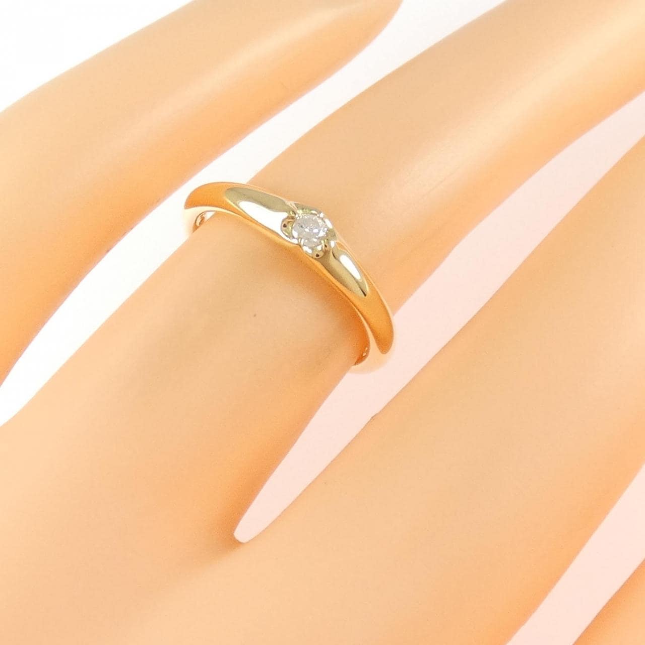 アガット ダイヤモンド リング 0.05CT