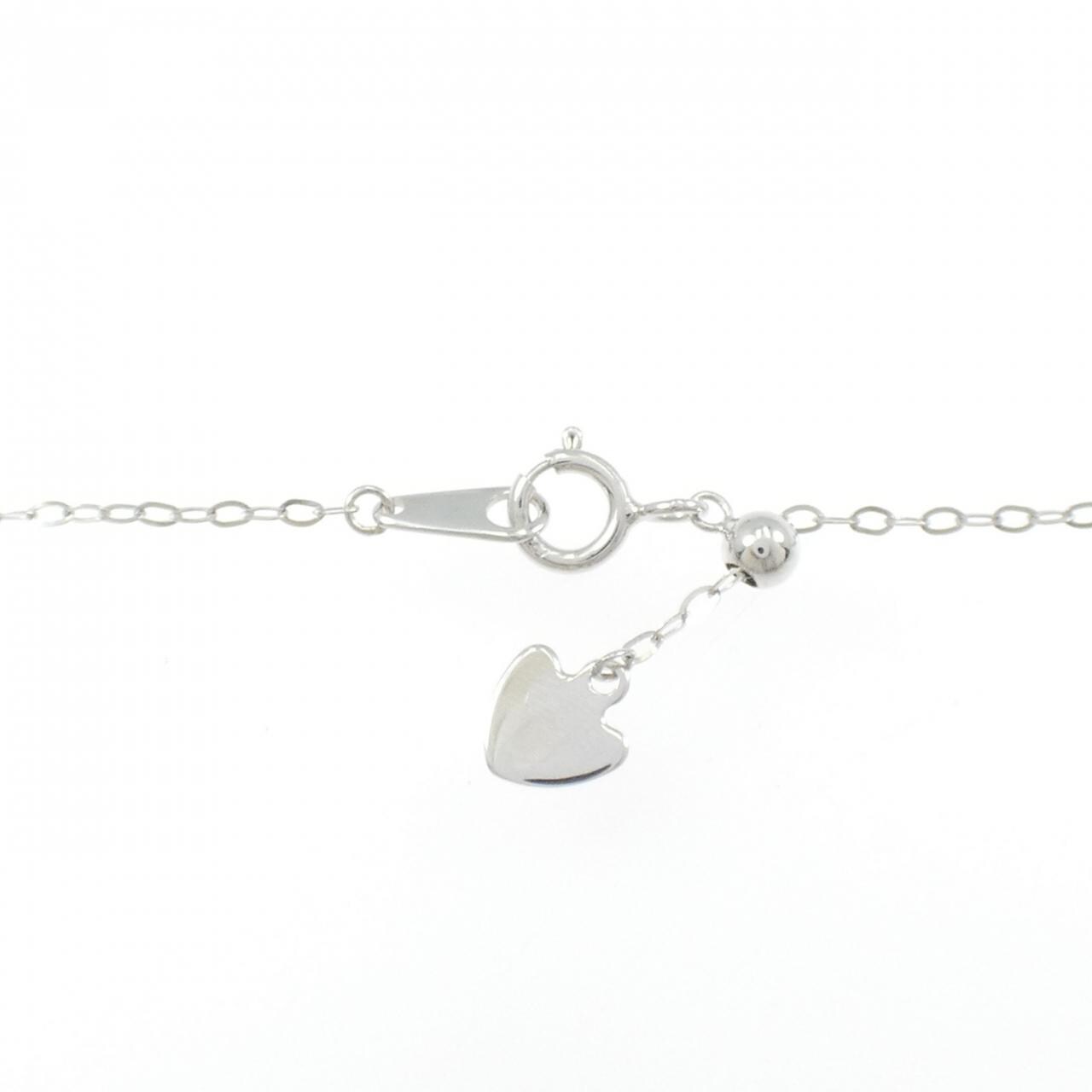 K18WG ダイヤモンド ネックレス 0.20CT