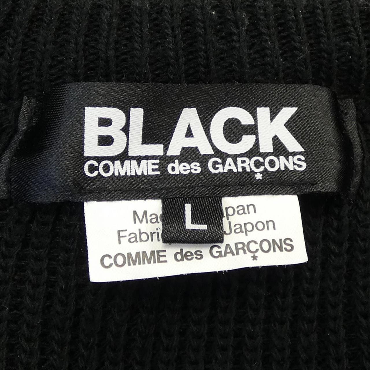 黑色COMME GARCONS BLACK GARCONS針織衫