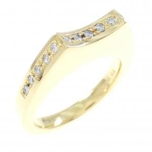 K18YG ダイヤモンド リング 0.15CT