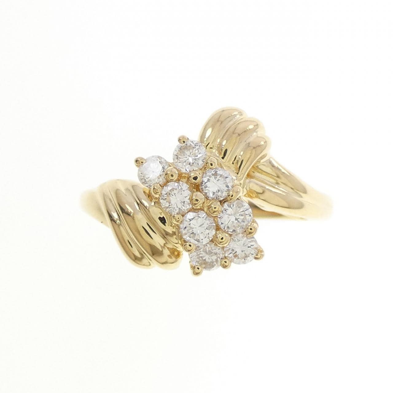 K18YG ダイヤモンド リング 0.32CT