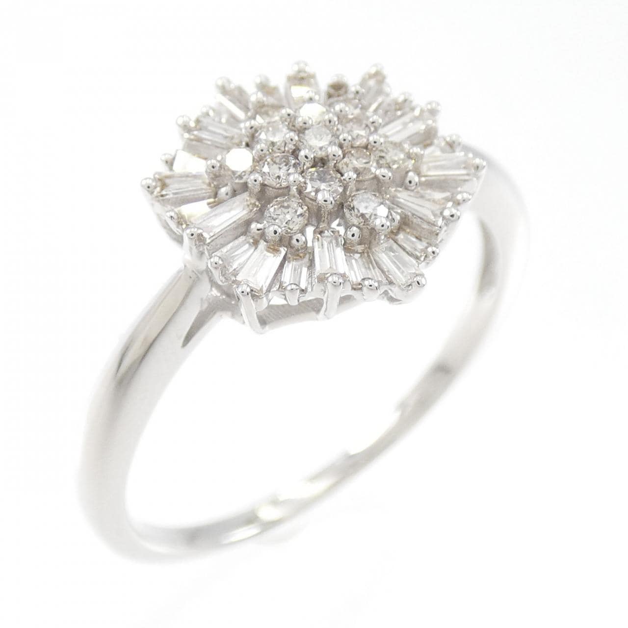 K18WG ダイヤモンド リング 0.43CT