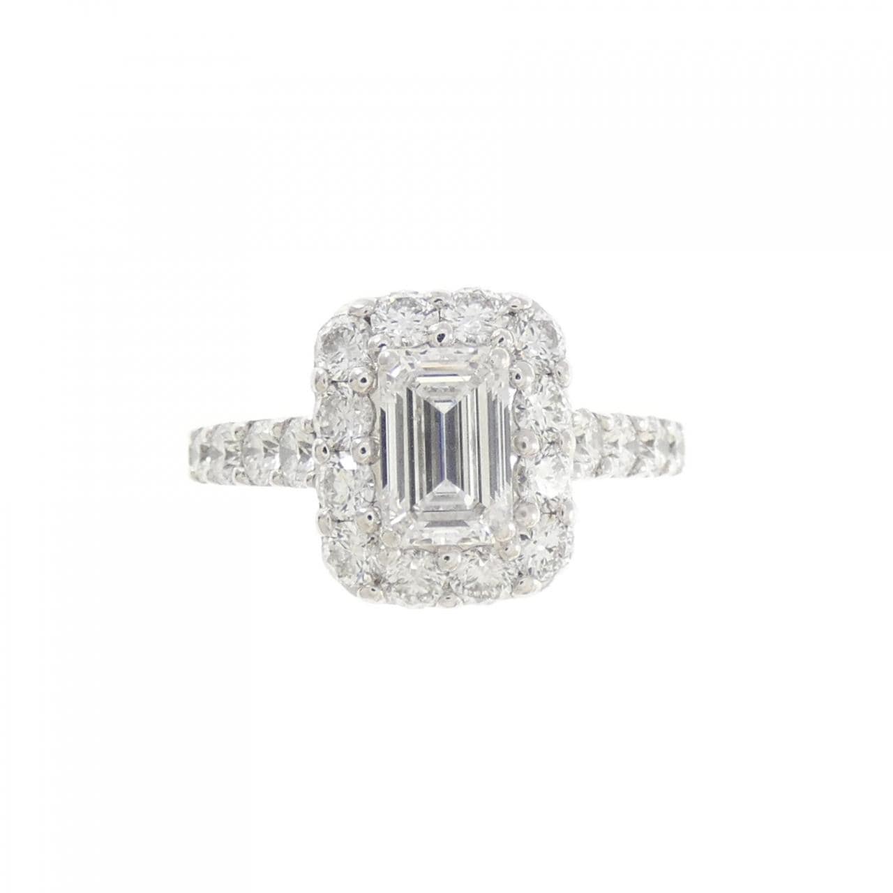 グラフ ダイヤモンド エメラルドカット リング 0.72CT D VS1