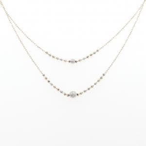 K18スリーカラー ネックレス